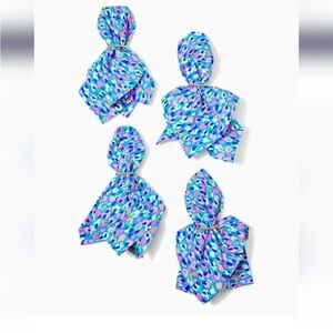 Lilly Pulitzer set of 4 napkin rings